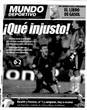Portada diario M.Deportivo del día 24/4/2002