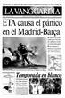 Portada diario La Vanguardia del día 2/5/2002
