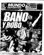 Portada diario M.Deportivo del día 20/4/2003