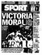 Portada diario Sport del día 20/4/2003