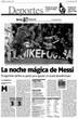 Portada diario La Vanguardia del día 11/3/2007