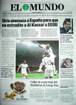Portada diario El Mundo del día 24/12/2007