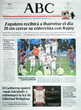 Portada diario ABC del día 8/5/2008