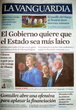 Portada diario La Vanguardia del día 8/5/2008