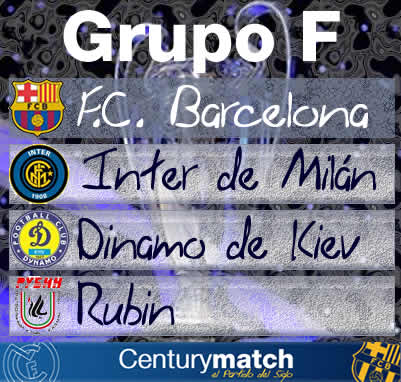 cartel fase de grupos de F.C. Barcelona de la UEFA Champions League 2009