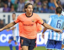 Foto de El Barcelona vence 0-2 al Málaga en la Romareda