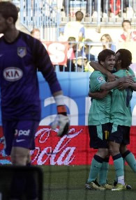 Foto de El F.C. Barcelona vence 1-2 al Atlético de Madrid