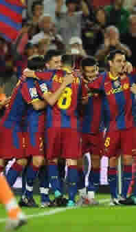 Foto de El F.C. Barcelona vence al Sporting