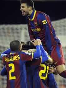 Foto de El F.C. Barcelona vence 0-1 al Valencia