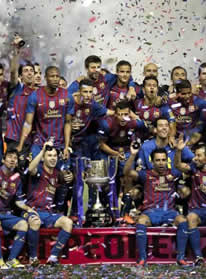 Foto de El F.C. Barcelona se hace con la Copa venciendo 0-3 al Athletic