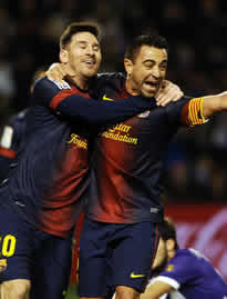 Foto de El F.C. Barcelona suma y sigue al vence 1-3 al Real Valladolid