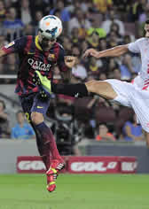 Foto de El F.C. Barcelona vence con muchos apuros 3-2 al Sevilla