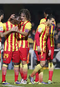 Foto de El F.C. Barcelona sentencia 1-4 con el Cartagena su eliminatoria de Copa