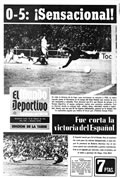 Portada diario M.Deportivo del día 18/2/1974