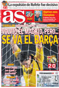 Portada diario As del día 14/12/2008