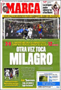 Portada diario Marca del día 14/12/2008