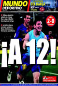 Portada diario M.Deportivo del día 14/12/2008