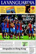 Portada diario La Vanguardia del día 3/5/2009