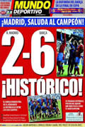 Portada diario M.Deportivo del día 3/5/2009