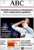 Portada diario ABC del día 30/11/2009