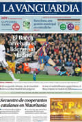 Portada diario La Vanguardia del día 30/11/2009