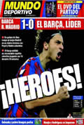 Portada diario M.Deportivo del día 30/11/2009