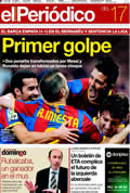 Portada diario Periodico de Catalunya del día 17/4/2011