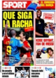 Portada diario Sport del 