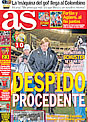 Portada diario AS del 16 de Noviembre de 2008