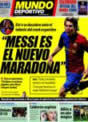 Portada Mundo Deportivo del 19 de Noviembre de 2008