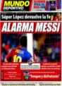 Portada Mundo Deportivo del 22 de Noviembre de 2008