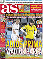 Portada diario AS del 30 de Noviembre de 2008