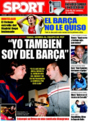 Portada diario Sport del 4 de Diciembre de 2008