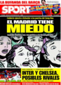 Portada diario Sport del 10 de Diciembre de 2008