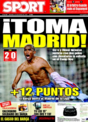 Portada diario Sport del 14 de Diciembre de 2008