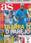 Portada diario AS del 17 de Diciembre de 2008