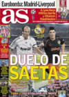 Portada diario AS del 20 de Diciembre de 2008