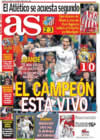 Portada diario AS del 21 de Diciembre de 2008