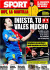 Portada diario Sport del 4 de Enero de 2009