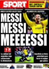 Portada diario Sport del 7 de Enero de 2009