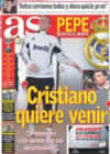 Portada diario AS del 8 de Enero de 2009