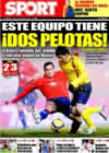 Portada diario Sport del 12 de Enero de 2009