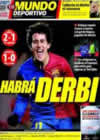 Portada Mundo Deportivo del 15 de Enero de 2009