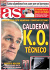 Portada diario AS del 16 de Enero de 2009