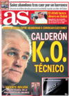 Portada diario AS del 16 de Enero de 2009