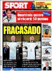 Portada diario Sport del 17 de Enero de 2009