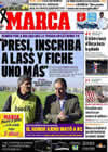 Portada diario Marca del 25 de Enero de 2009