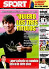 Portada diario Sport del 26 de Enero de 2009