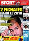 Portada diario Sport del 28 de Enero de 2009