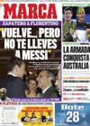 Portada diario Marca del 29 de Enero de 2009